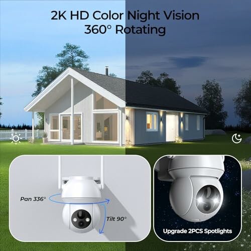 Solar Security Camera Wireless Outdoor
