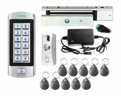 Stainless Waterproof Door Access Control System Kit showcasing its design