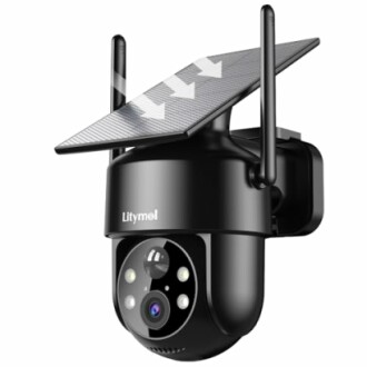 LITYMOL 2K 360° Solar Security Camera